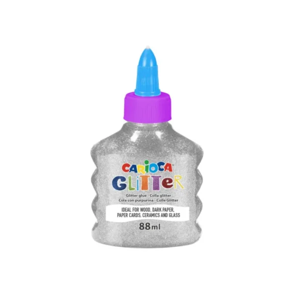 CARIOCA Glitter Glue Bottle 88Ml - Image 3
