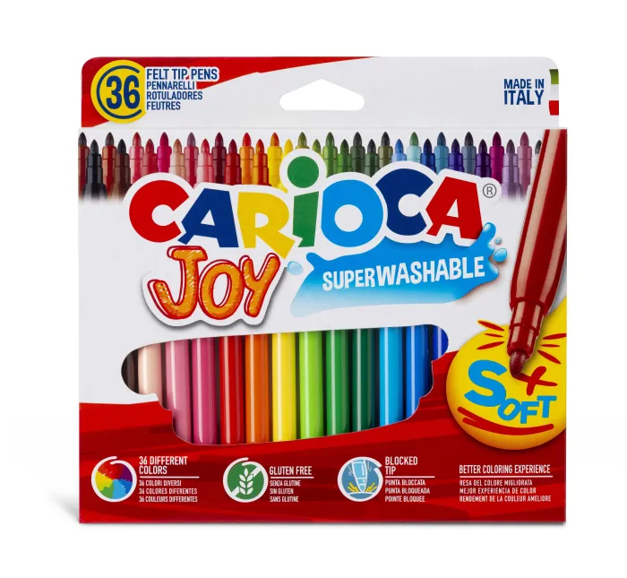 CARIOCA Joy Felt Tip Pens Set of 36