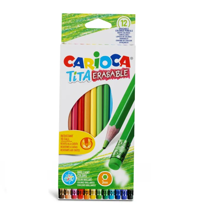 CARIOCA Tita Erasable 12 Pcs