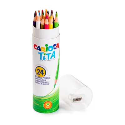 CARIOCA Tita Matite Colorate 24 Colored Pencils