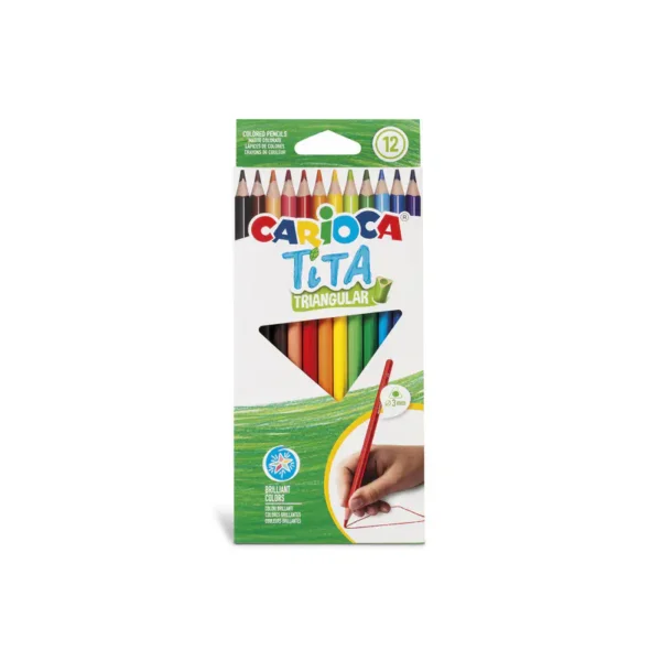 CARIOCA Tita Papertube W/Sharp 12Colors