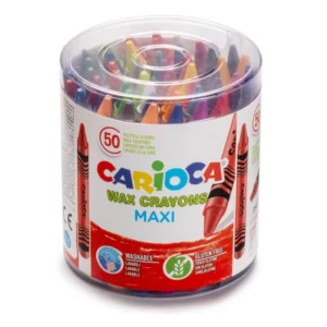 CARIOCA Wax Crayons Maxi Set Of 50