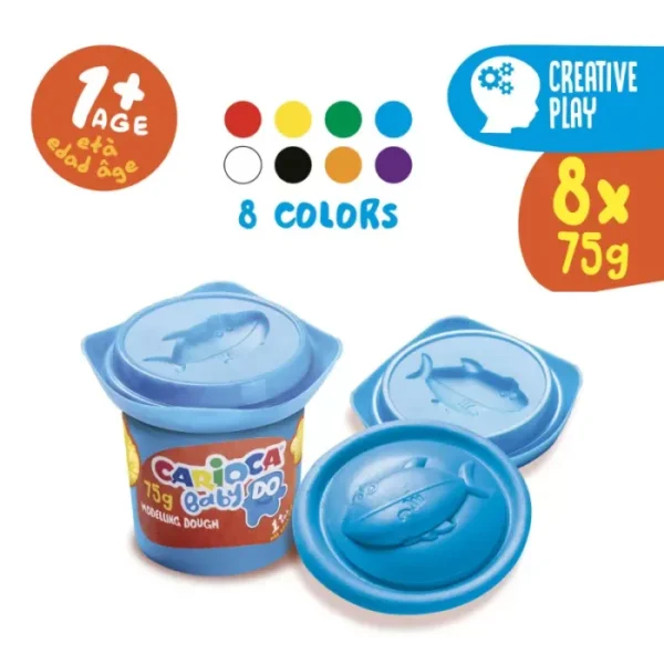 Carioca Baby Do Modelling Dough 8X75G - Image 2
