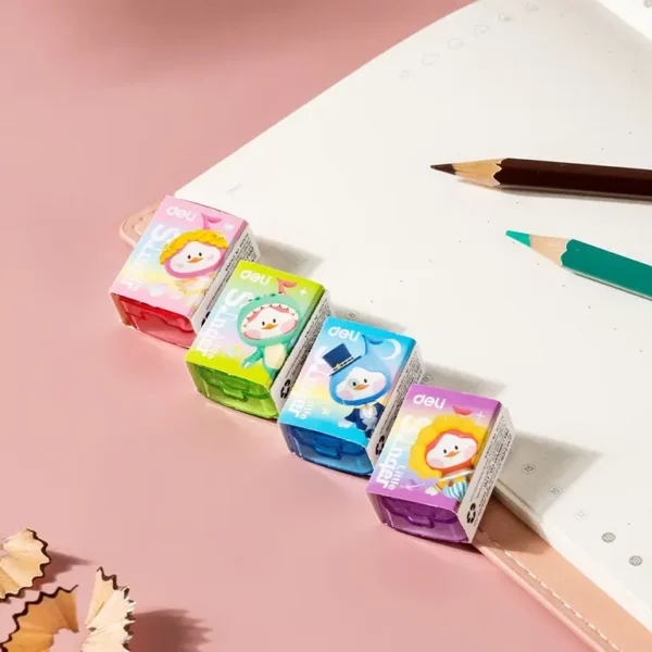 Deli H55 Pencil Sharpener 1PCS Mini Portable Sharpener Student School