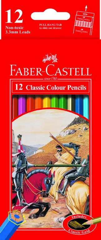 Faber Castell 12 Classic Colour Pencils