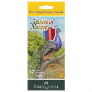 Faber-Castell 12 Colors 113422 Long Coloring Pencils Set