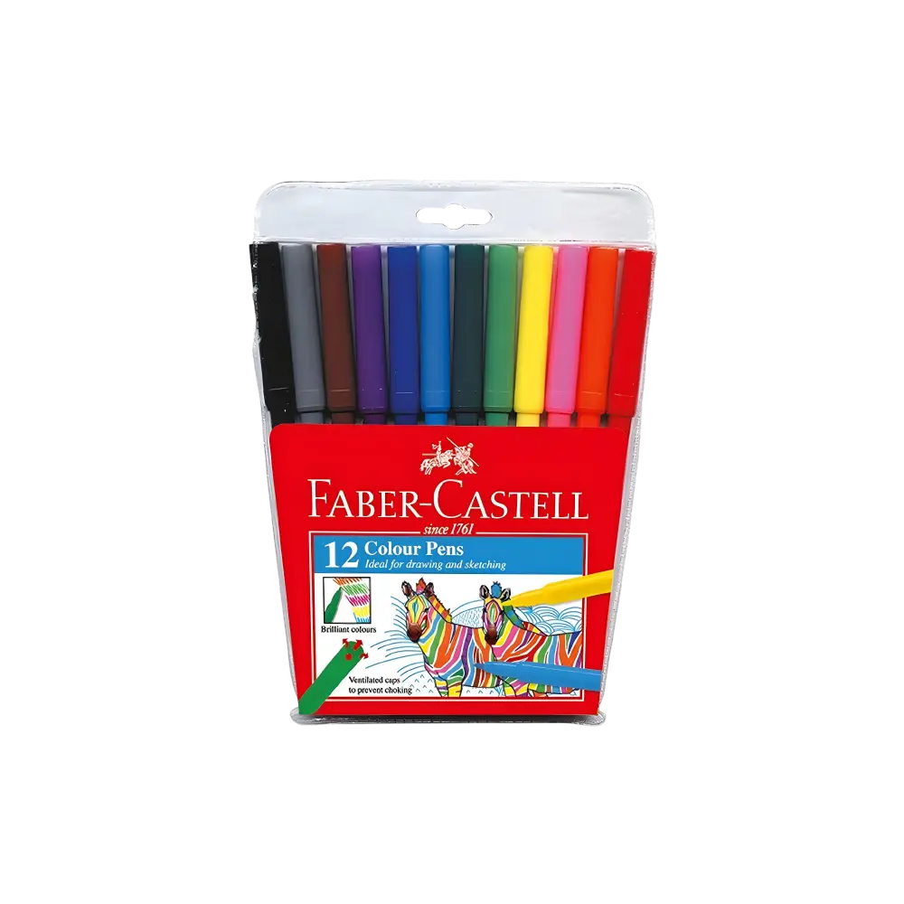 Faber-Castell 12 Colors 154312 Coloring Pens