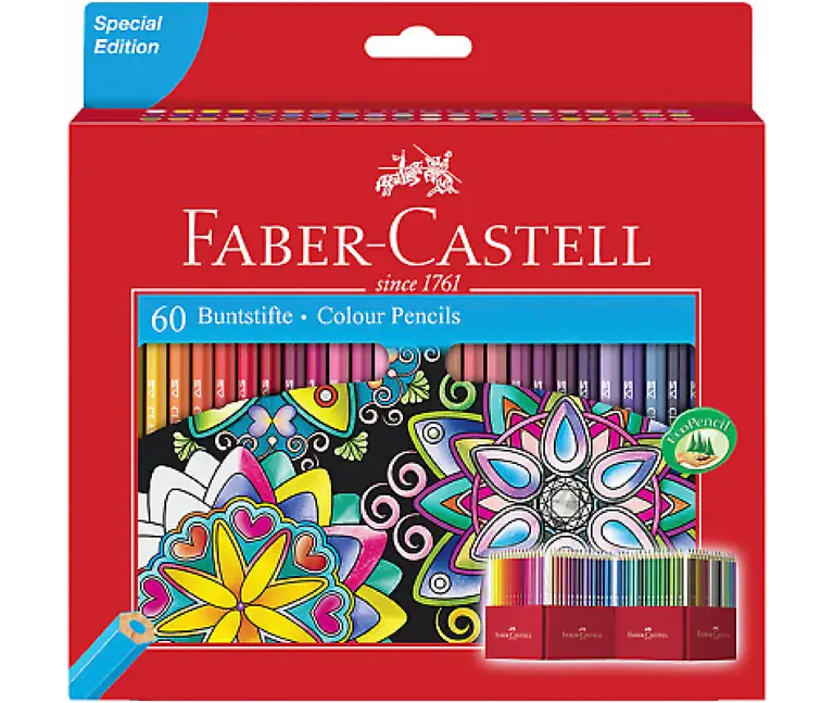 Faber Castell Coloring Pencils 60 Colors Classic
