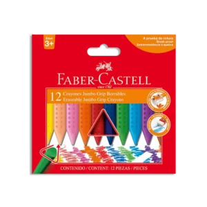 Faber-Castell Jumbo Grip Crayons Box of 12