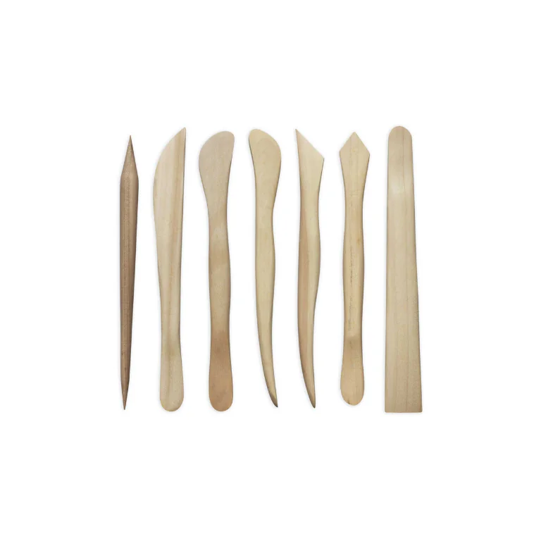 ISOMARS Wooden Clay Tools Set Of 8