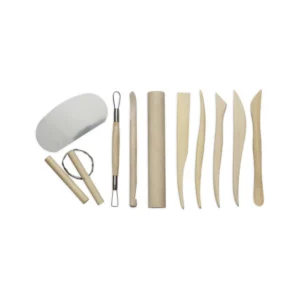 ISOMARS Wooden Clay Tools Set Of 10
