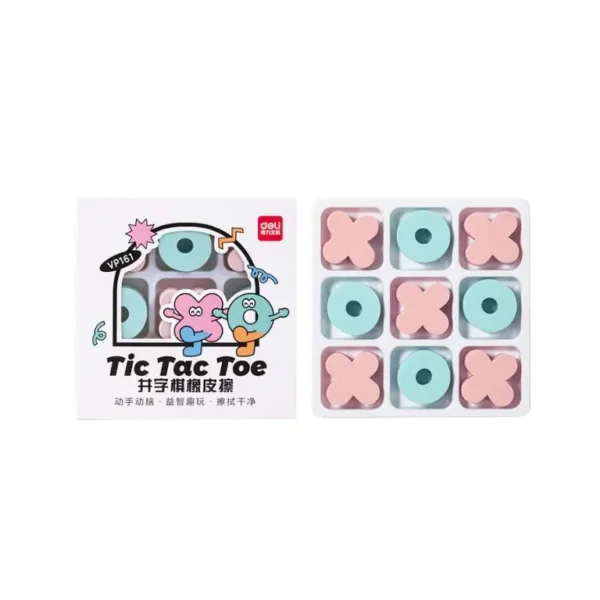 Deli Tic Tac Toe Eraser Set