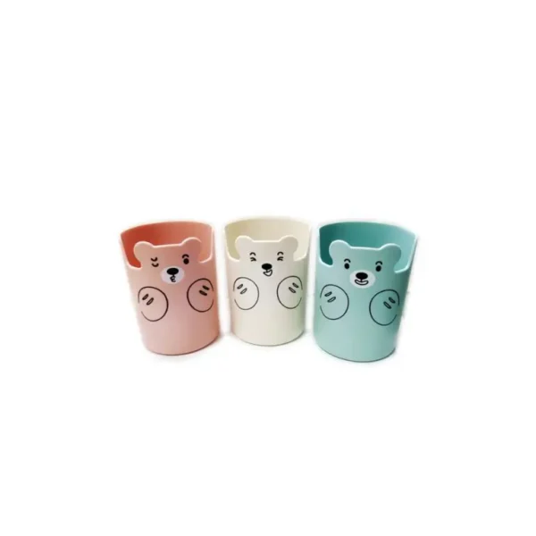 DL 3354 Pen Holder Round Bear Shape
