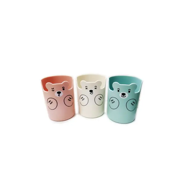 DL 3354 Pen Holder Round Bear Shape