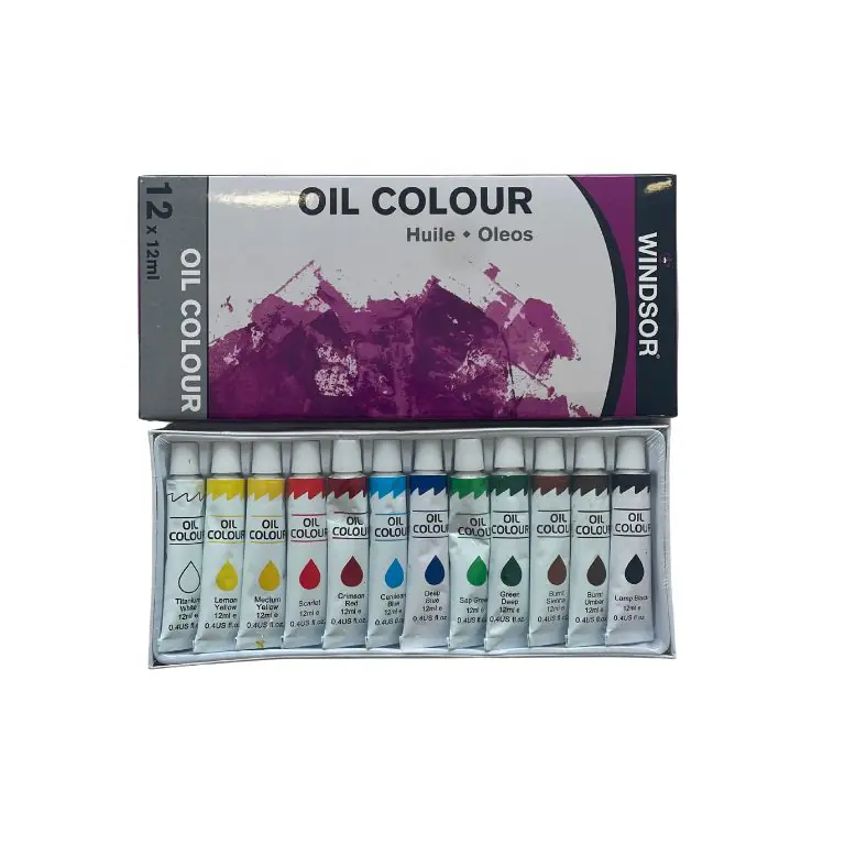 Windsor Oil Paint – 12 ml – 12 Colors