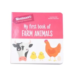 My First Book Of Farm Animals Montessori