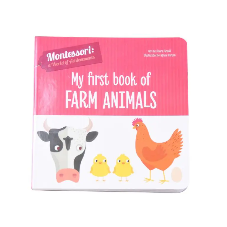 My First Book Of Farm Animals Montessori
