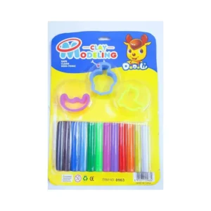 Clay for Kids with Tools / Shapes Pack of 12 Piece