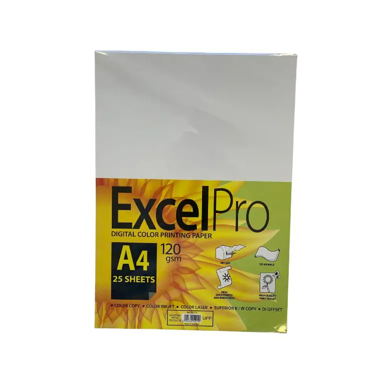 PRINTING PAPER EXCELPRO A4 120 GSM 25 SHEETS