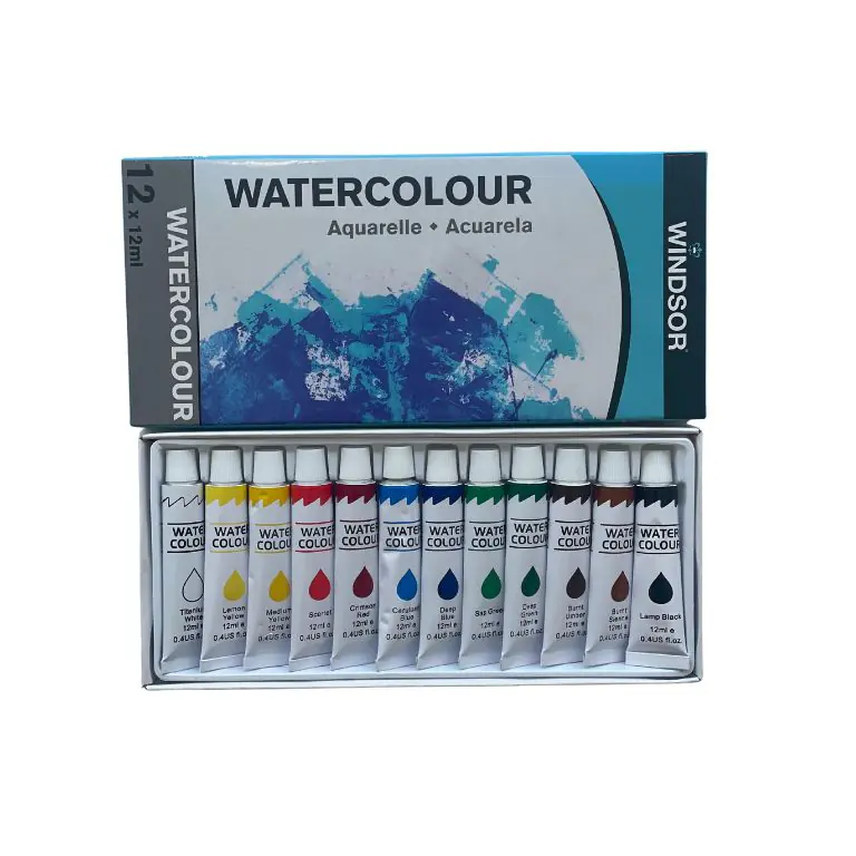 Windsor Watercolour Set 12x12ml