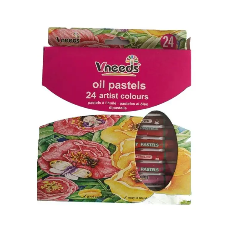 VNEEDS OIL PASTEL 24 ARTIST COLOUR V1016
