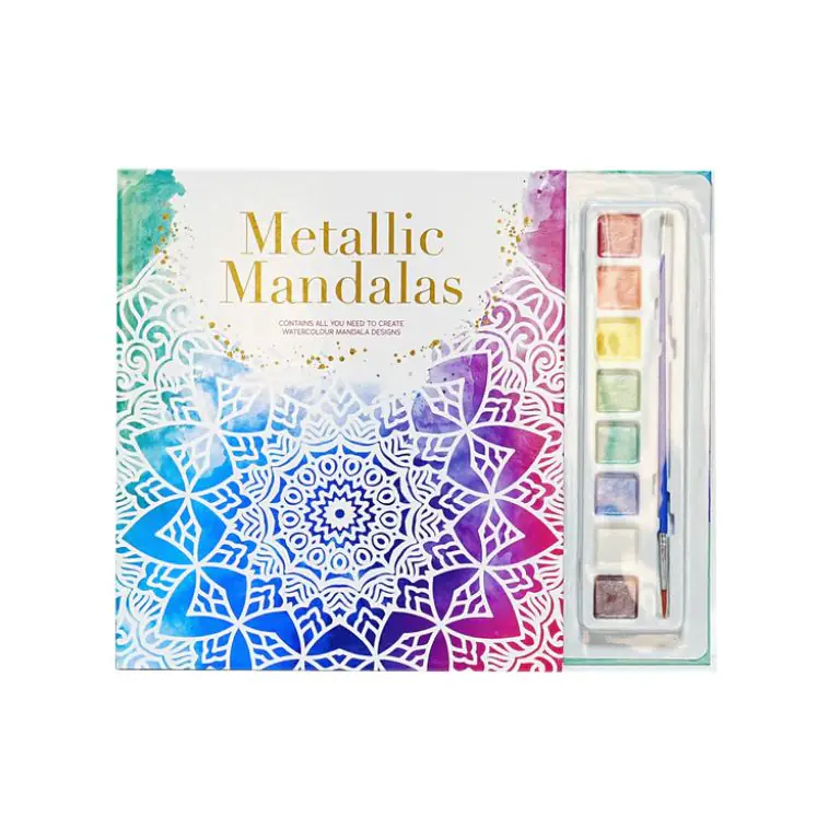 Metallic Mandalas: Watercolor
