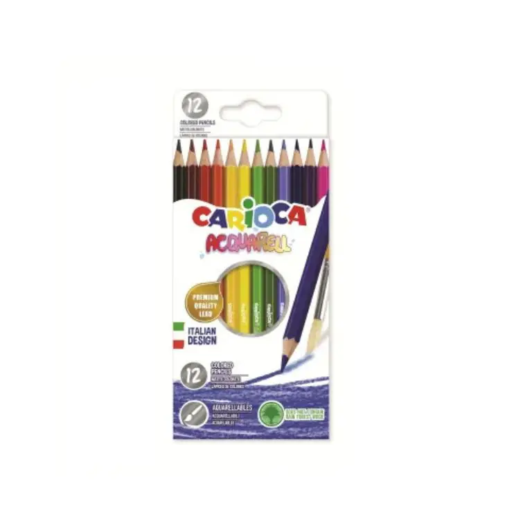 Carioca Acquarell Set Of 12 Wood Pencils