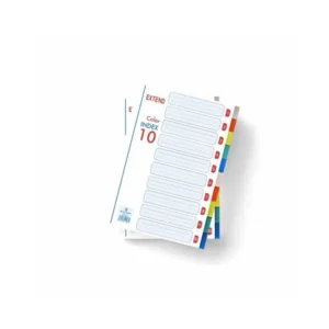 EXTEND Separators PP 10 parts A4 Colored