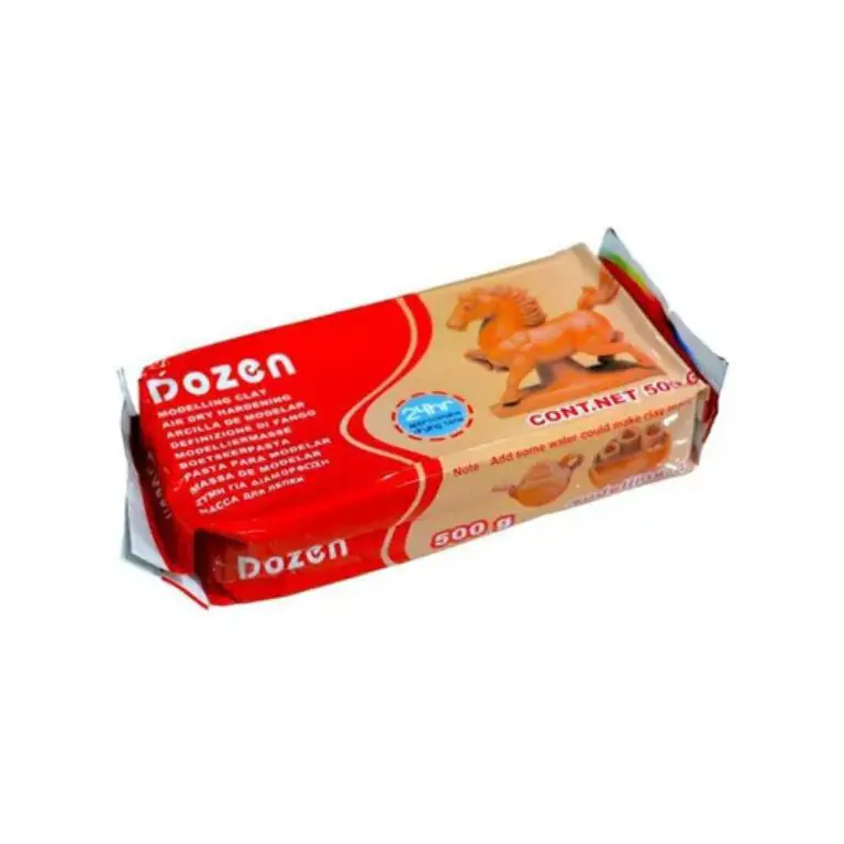 Dozen Modelling Clay – Brown (500gms)