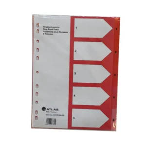 Atlas Ring Book Index - AS-F29T405-RD