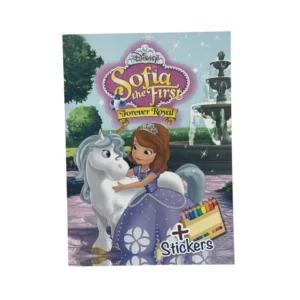 Sofia the First Coloring Book with Stickers