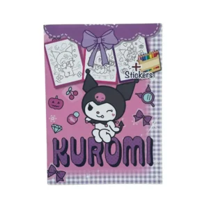 Kuromi Coloring Book with Stickers