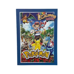 Pokémon Coloring Book with Stickers