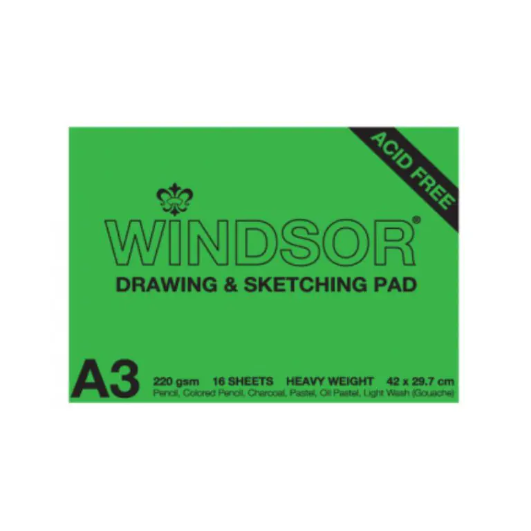 Windsor A3 Drawing and Sketching Pad 220 g