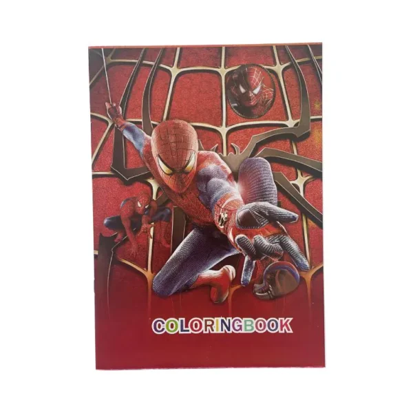 Spider-Man Coloring Book with Stickers