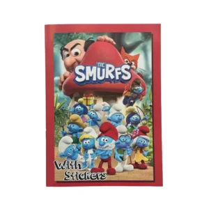 The Smurfs Coloring Book with Stickers