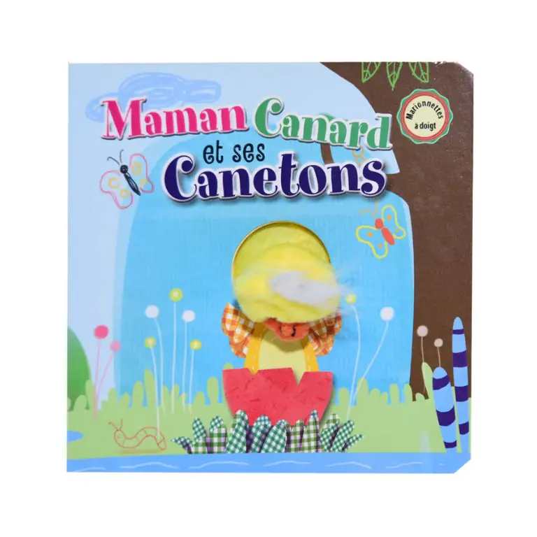 Maman Canard Et Ses Canetons - Marionnettes A Doigts