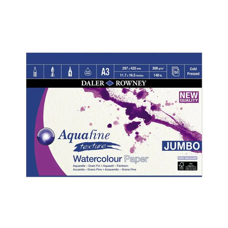 Daler‑Rowney Aquafine A3 Watercolour Pad