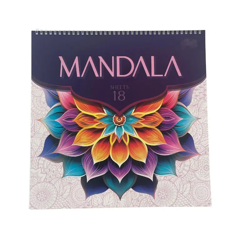 MANDALA coloring book - Large (18 sheets)