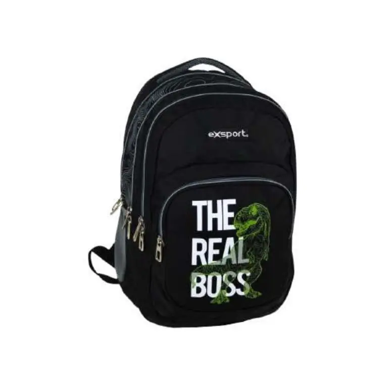 Exsport Slogan Collection The Real Boss Bag Pack