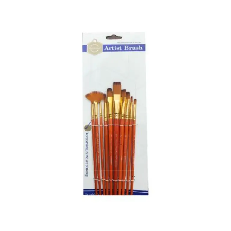 Keep Smiling Artist Mix Brush A6303M Set 10 Pcs