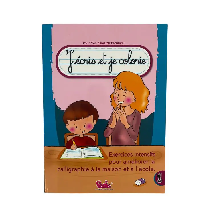 j'écris et je colorie