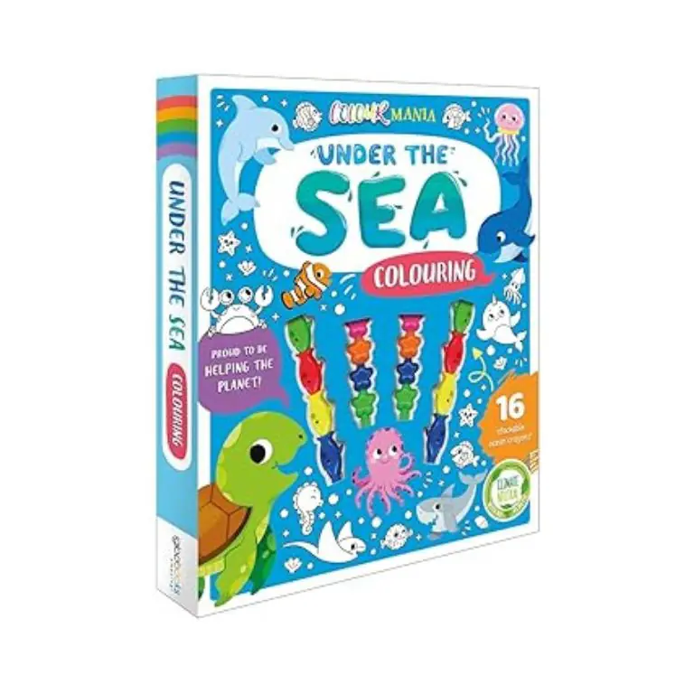 Under The Sea Colouring (With Stackable Ocean Crayons!)