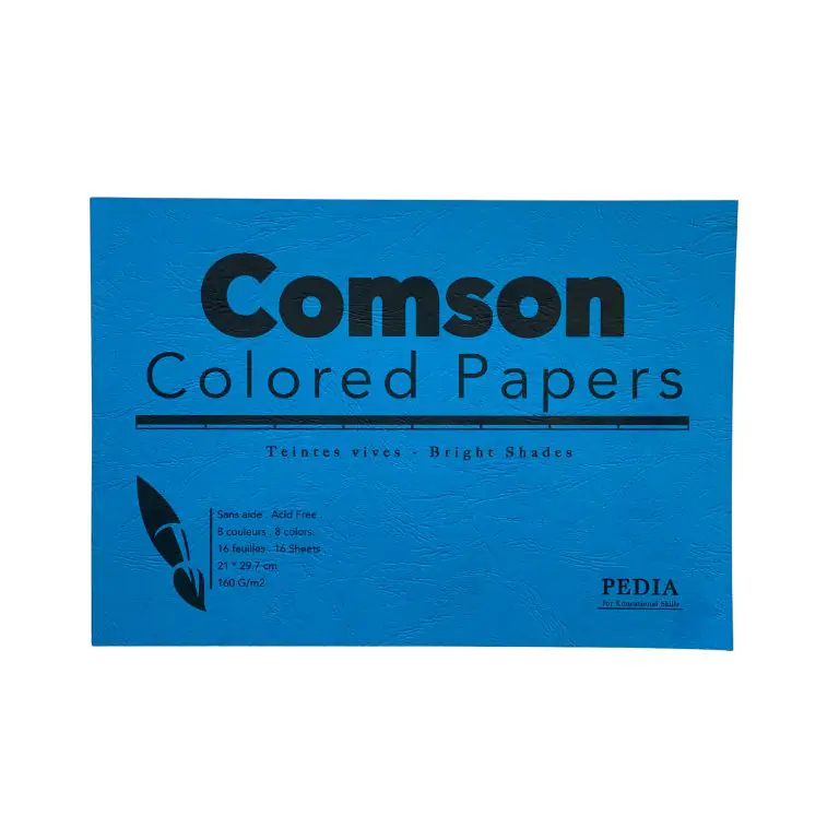 Comson A4 Colored Papers – Vibrant Multi-Purpose Sheets for Crafts, Office and School