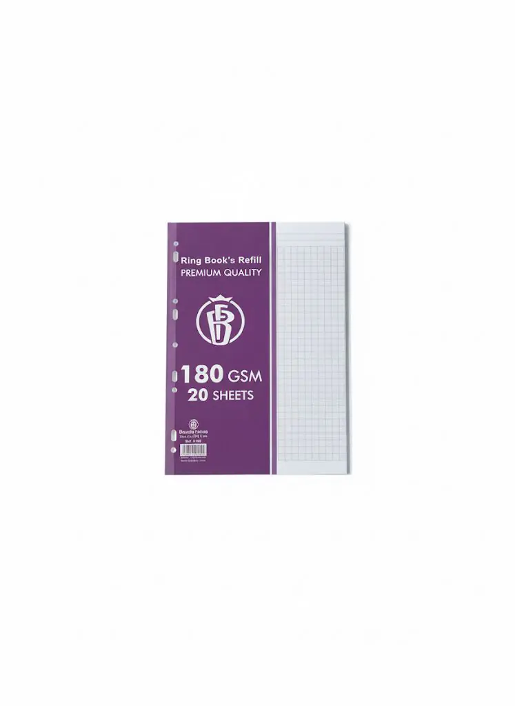 Ringbook Refill Seyes - 180g- 20sh- White