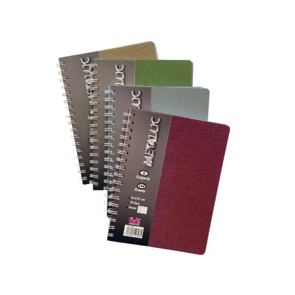 A4 Carreau Metallic-Colored Copybook – Pedia