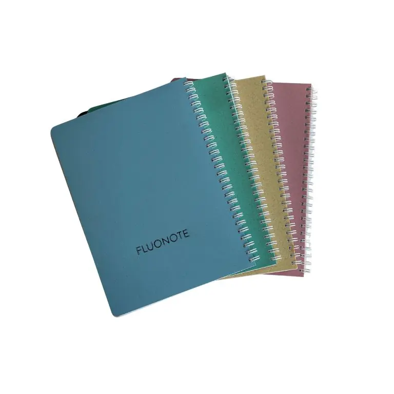 A5 Arabic, Pastel-Colored Copybook Fluonote - Pedia