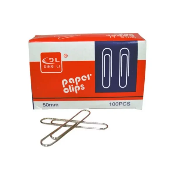 Paper Clips Box 100 Pieces 50 mm - Ding LI