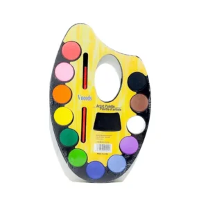 Vneeds Artist Palette 12 Colors + Brush - Large Size
