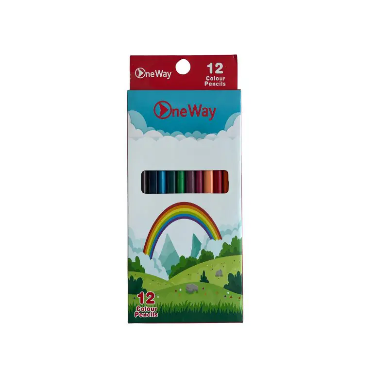 OneWay Color Pencils 12 Pcs